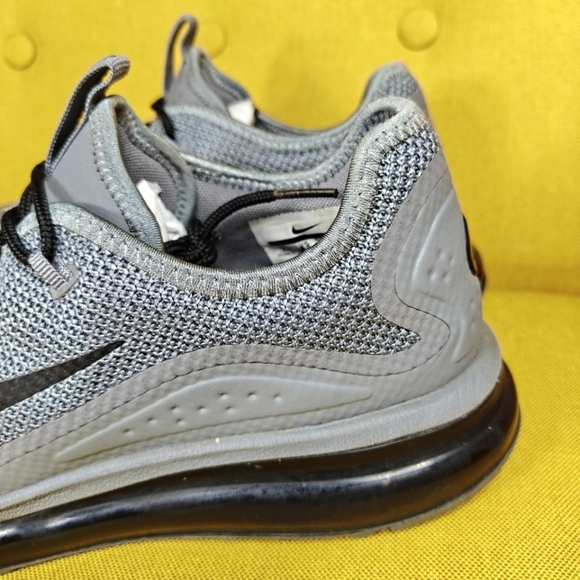 Nike Air Max More Cool Grey Black Running Sneakers Men\'s Shoes Size 9.5 main image 9